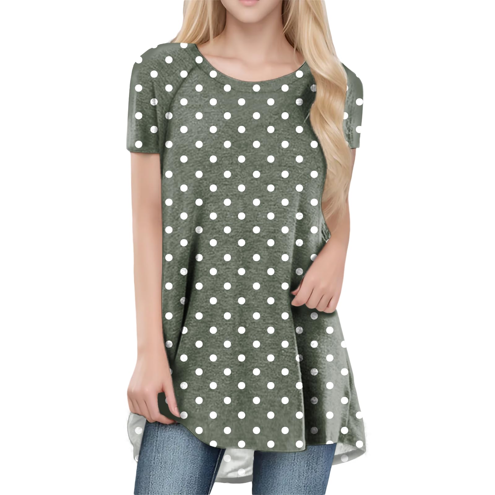 Womens Tops Loose Casual Trendy Curved Hem Loose Fit Daily Wear Summer Dressy Soft Graphic Tees Outfits 2025